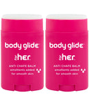 for Her anti Chafe Balm | Chafing Stick with Added Emollients | Great for Dry, Sensitive Skin And/Or Sensitive Areas | Use on Chest, Bra, Butt, Groin, Arm, and Thigh Chafing | 0.8Oz