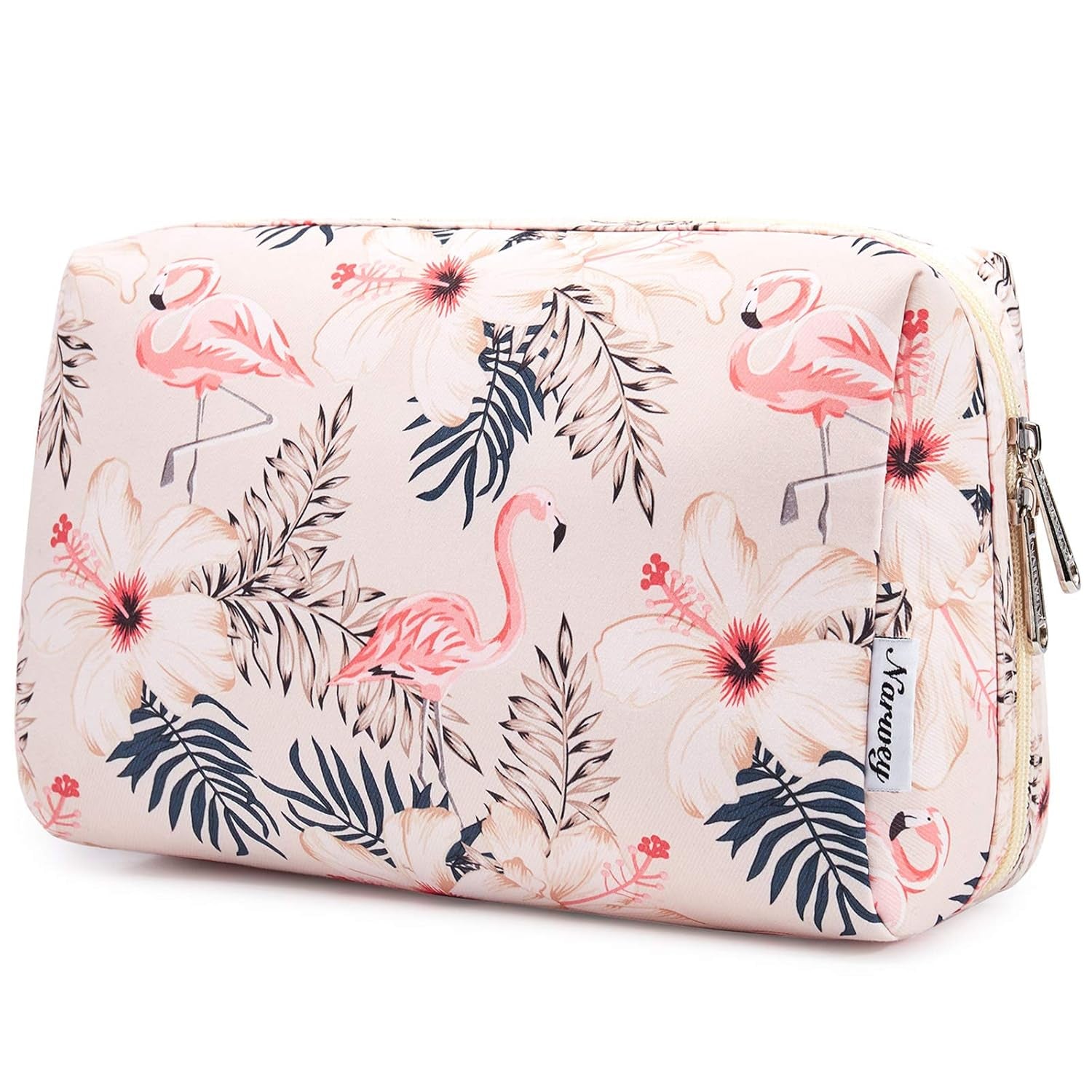 Checkered Makeup Bag Travel Cosmetic Bag Organizer Toiletry Bag Make up Bags with Compartments for Women Girls (Large, Light Checkerboard)