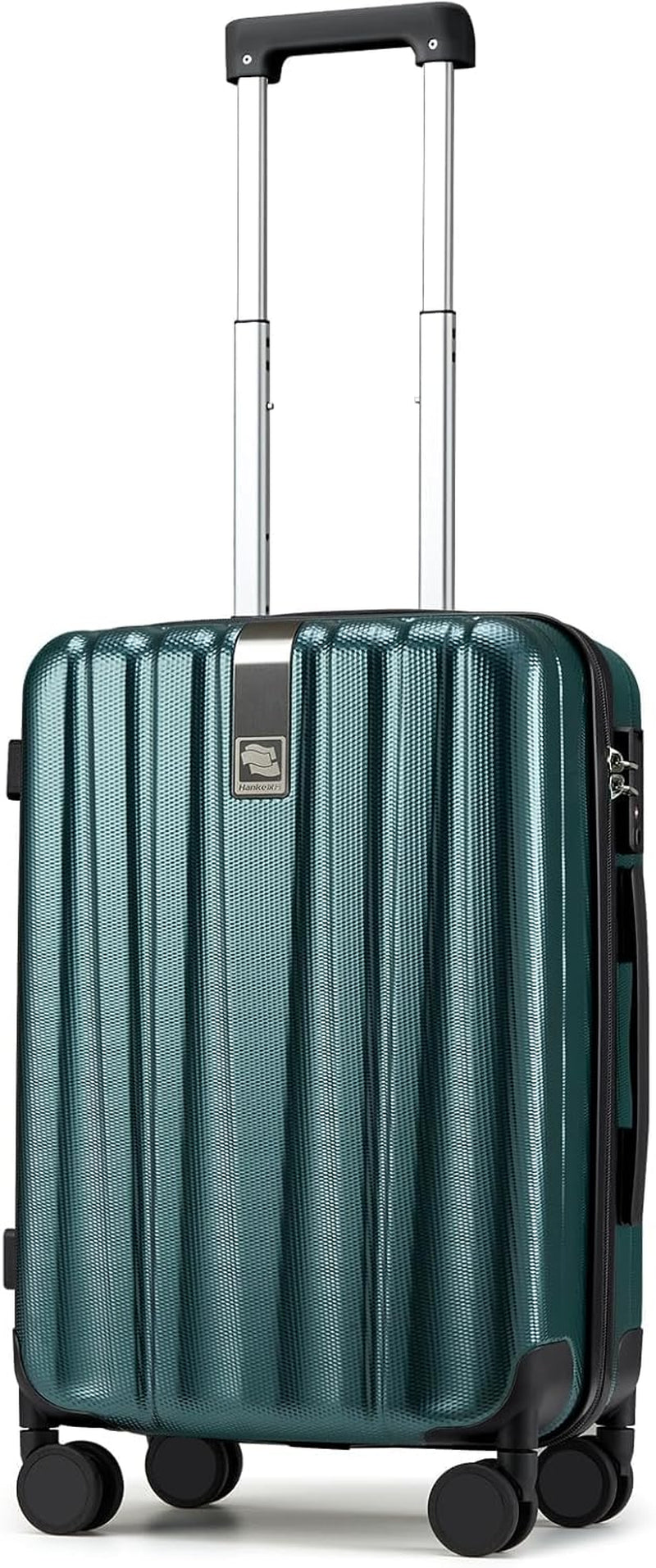 20 Inch Expandable Carry on Luggage 22X14X9 Airline Approved Lightweight PC Hard Shell Suitcases with Wheels Tsa Luggage Rolling Suitcase Travel Luggage Bag for Weekender(Cuba Sand Pink)