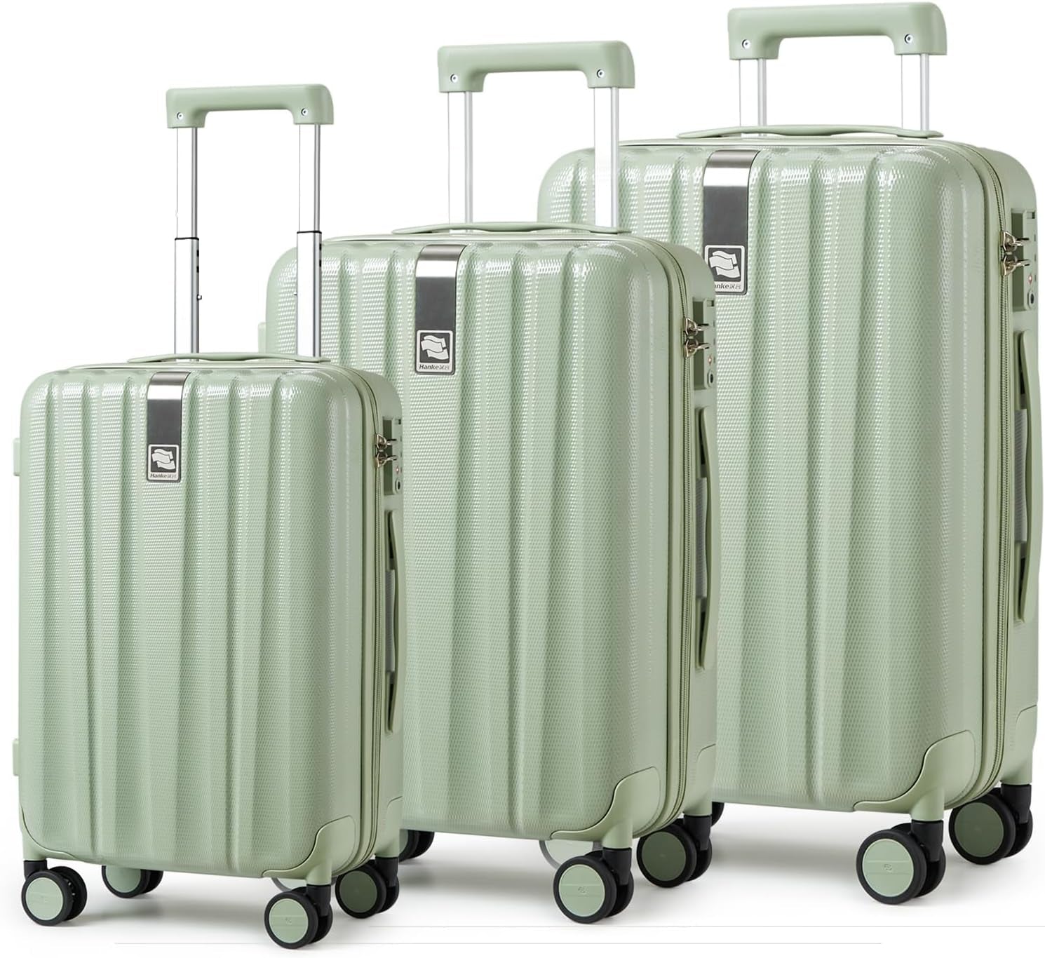 20 Inch Expandable Carry on Luggage 22X14X9 Airline Approved Lightweight PC Hard Shell Suitcases with Wheels Tsa Luggage Rolling Suitcase Travel Luggage Bag for Weekender(Cuba Sand Pink)