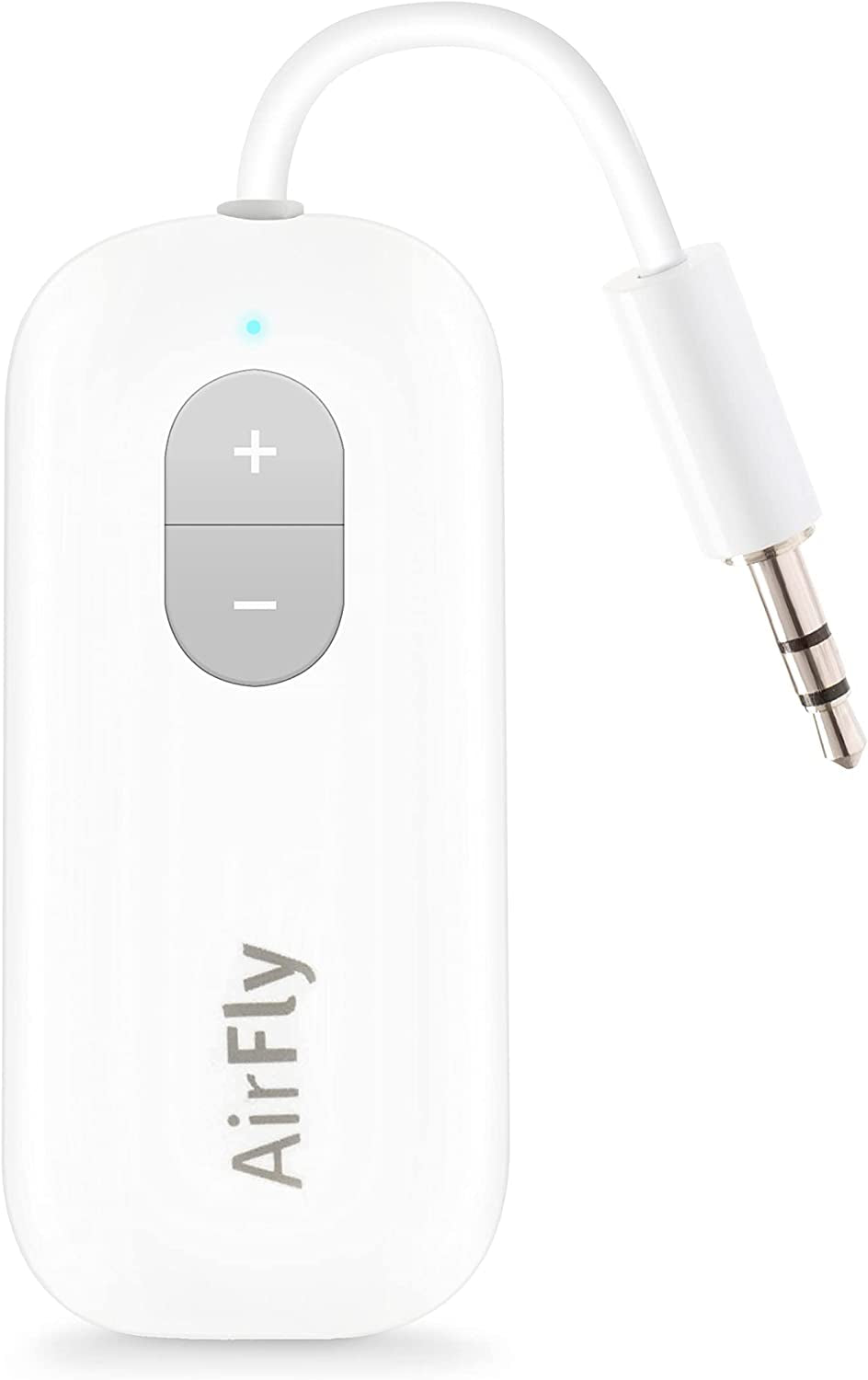 Airfly Pro 2 – Bluetooth Adapter for Airplane, Pair 2 Airpods or Wireless Headphones – 3.5Mm AUX Bluetooth Transmitter and Receiver for Cars, Boats, Treadmills, Tvs & More – Airplane Travel Essentials