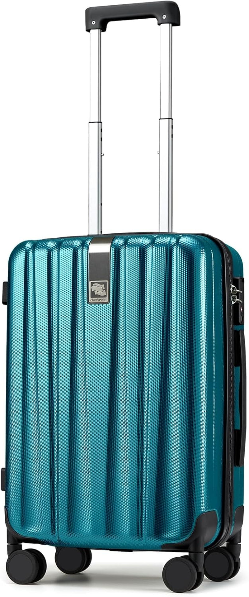 20 Inch Expandable Carry on Luggage 22X14X9 Airline Approved Lightweight PC Hard Shell Suitcases with Wheels Tsa Luggage Rolling Suitcase Travel Luggage Bag for Weekender(Cuba Sand Pink)