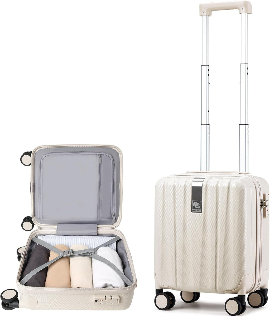 20 Inch Expandable Carry on Luggage 22X14X9 Airline Approved Lightweight PC Hard Shell Suitcases with Wheels Tsa Luggage Rolling Suitcase Travel Luggage Bag for Weekender(Cuba Sand Pink)