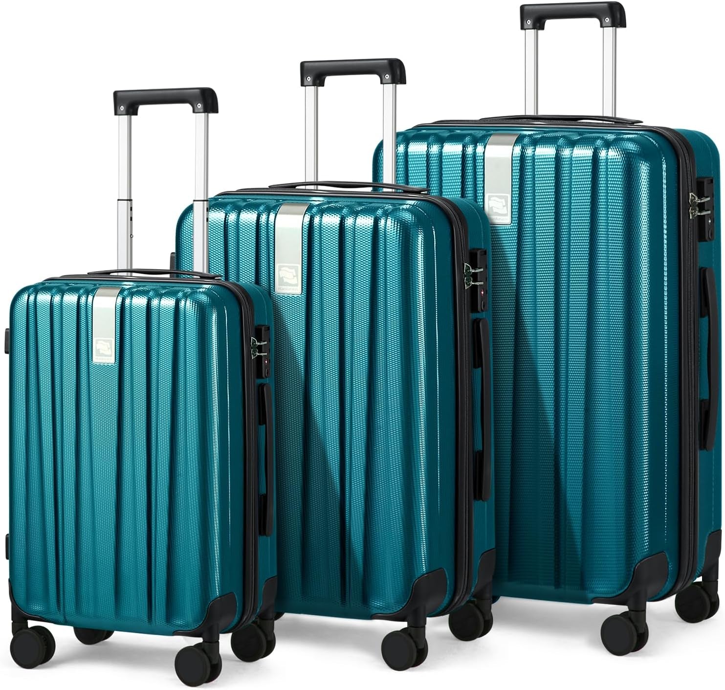 20 Inch Expandable Carry on Luggage 22X14X9 Airline Approved Lightweight PC Hard Shell Suitcases with Wheels Tsa Luggage Rolling Suitcase Travel Luggage Bag for Weekender(Cuba Sand Pink)