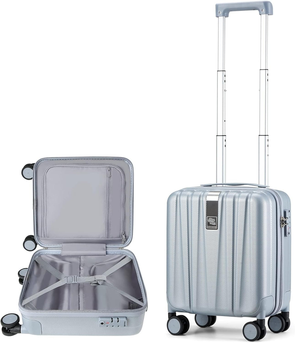 20 Inch Expandable Carry on Luggage 22X14X9 Airline Approved Lightweight PC Hard Shell Suitcases with Wheels Tsa Luggage Rolling Suitcase Travel Luggage Bag for Weekender(Cuba Sand Pink)