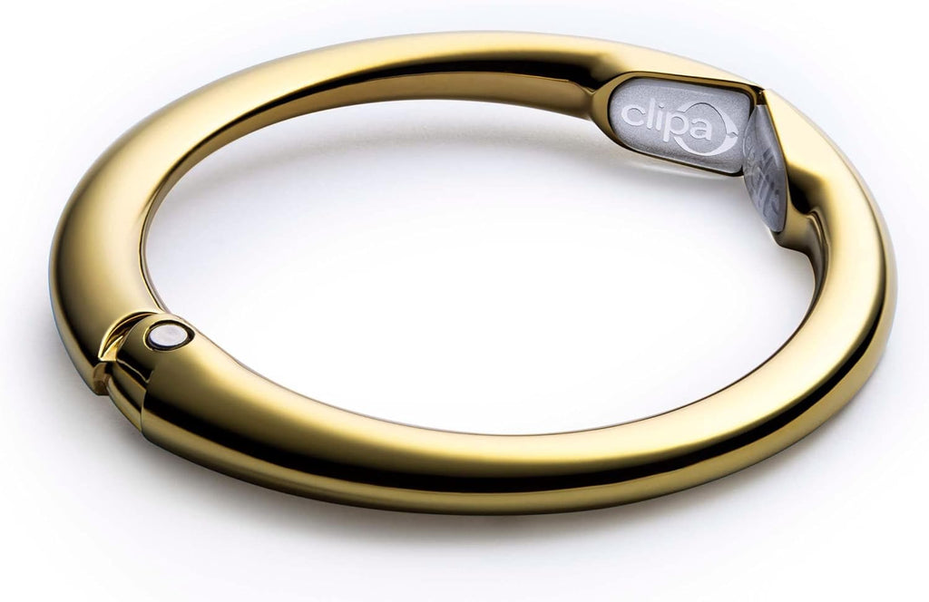 Bag Hanger - the Ring That Opens into a Hook, Closes Automatically | Hangs Almost Anywhere in Just 1/2" of Space | Holds 33 Lbs yet Weighs Only 1.6 Oz | 8 Styles | 3 Yr Warranty