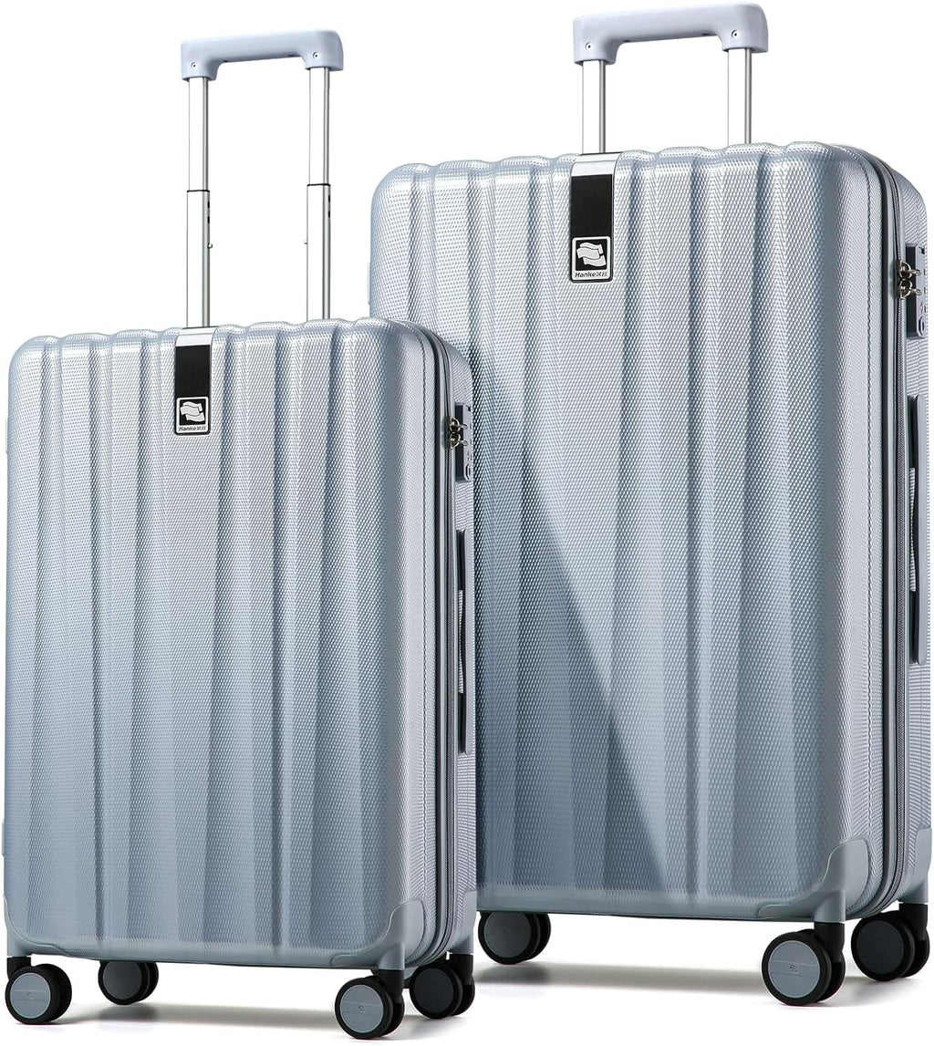 20 Inch Expandable Carry on Luggage 22X14X9 Airline Approved Lightweight PC Hard Shell Suitcases with Wheels Tsa Luggage Rolling Suitcase Travel Luggage Bag for Weekender(Cuba Sand Pink)