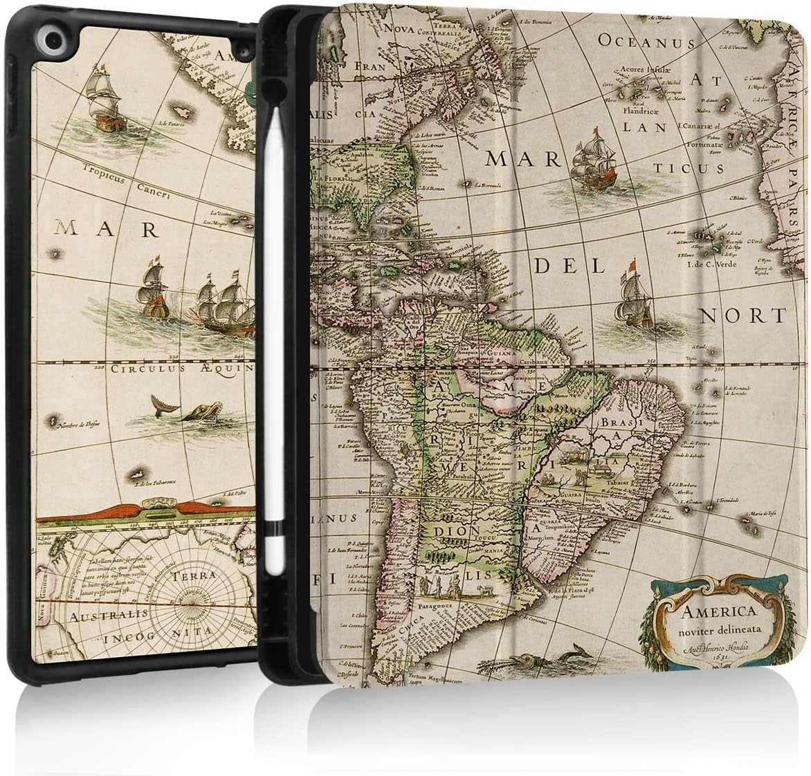 Case for Ipad 9Th/8Th/7Th Generation,Ipad 10.2 Inch Case Smart Folio Ipad 2021/2020/2019 Cover,Trifold Stand,Pencil Holder,Auto Sleep/Wake Up,Cute Aesthetic Designed,Romantic Paris