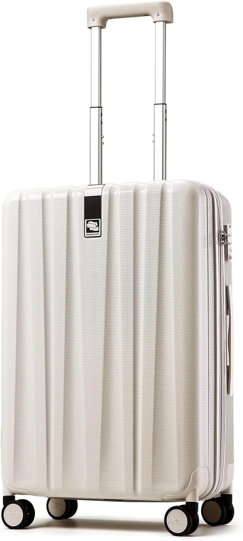 20 Inch Expandable Carry on Luggage 22X14X9 Airline Approved Lightweight PC Hard Shell Suitcases with Wheels Tsa Luggage Rolling Suitcase Travel Luggage Bag for Weekender(Cuba Sand Pink)