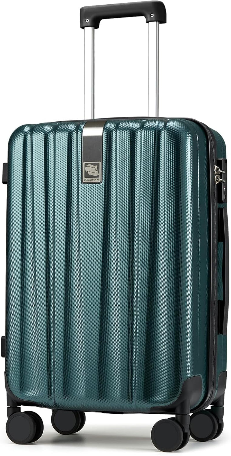 20 Inch Expandable Carry on Luggage 22X14X9 Airline Approved Lightweight PC Hard Shell Suitcases with Wheels Tsa Luggage Rolling Suitcase Travel Luggage Bag for Weekender(Cuba Sand Pink)