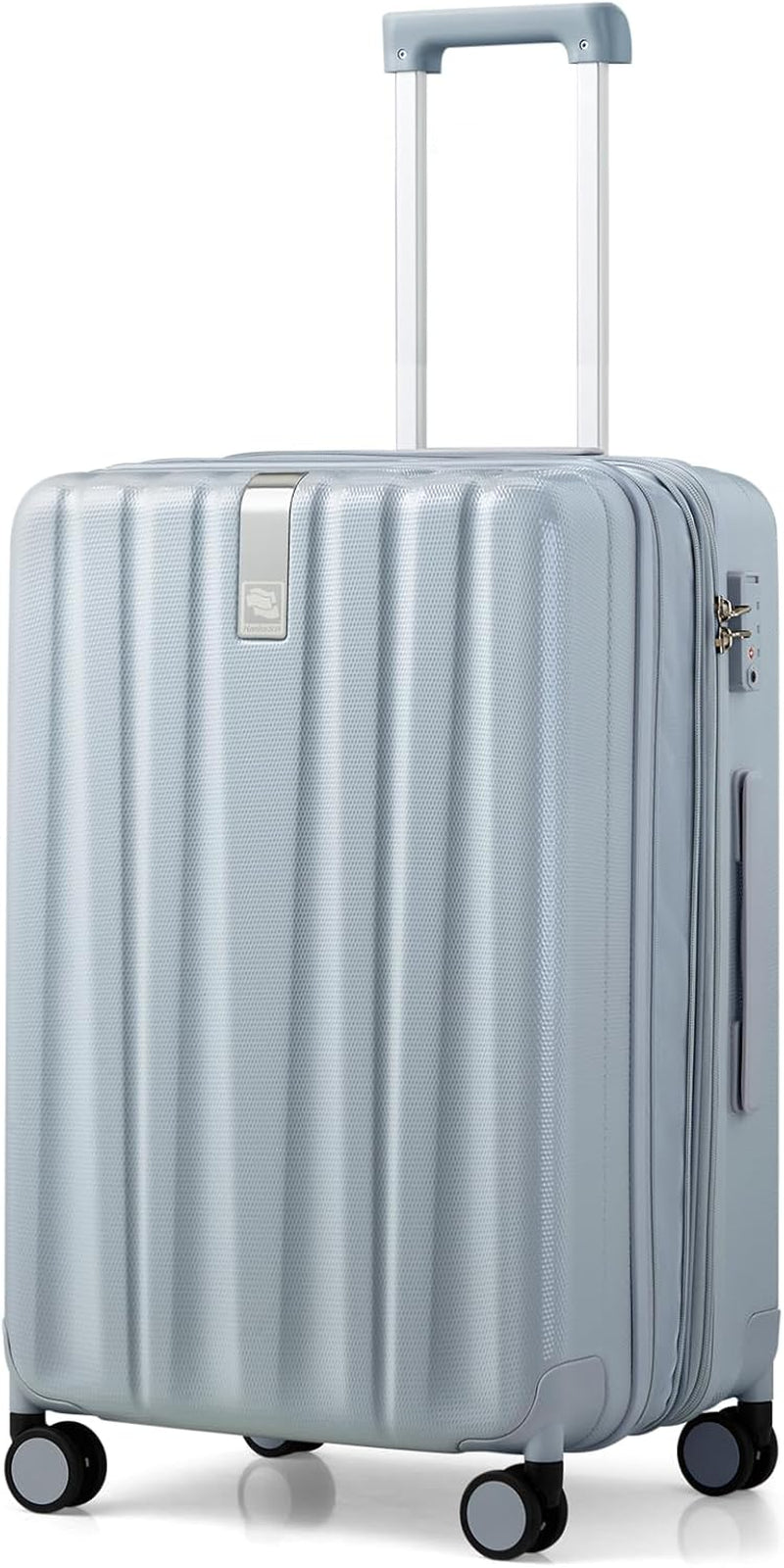 20 Inch Expandable Carry on Luggage 22X14X9 Airline Approved Lightweight PC Hard Shell Suitcases with Wheels Tsa Luggage Rolling Suitcase Travel Luggage Bag for Weekender(Cuba Sand Pink)