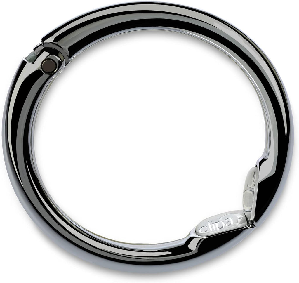 Bag Hanger - the Ring That Opens into a Hook, Closes Automatically | Hangs Almost Anywhere in Just 1/2" of Space | Holds 33 Lbs yet Weighs Only 1.6 Oz | 8 Styles | 3 Yr Warranty
