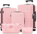 Luggage Sets 3 Piece Hardside Expandable Suitcase with Double Spinner Wheels Tsa Lock Green (20In/24In/28In)