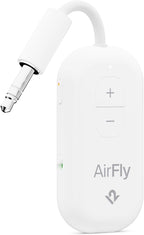 Airfly Pro 2 – Bluetooth Adapter for Airplane, Pair 2 Airpods or Wireless Headphones – 3.5Mm AUX Bluetooth Transmitter and Receiver for Cars, Boats, Treadmills, Tvs & More – Airplane Travel Essentials