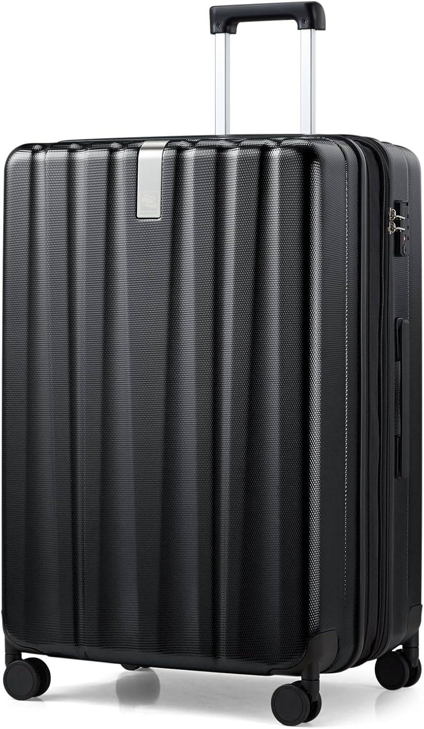 20 Inch Expandable Carry on Luggage 22X14X9 Airline Approved Lightweight PC Hard Shell Suitcases with Wheels Tsa Luggage Rolling Suitcase Travel Luggage Bag for Weekender(Cuba Sand Pink)