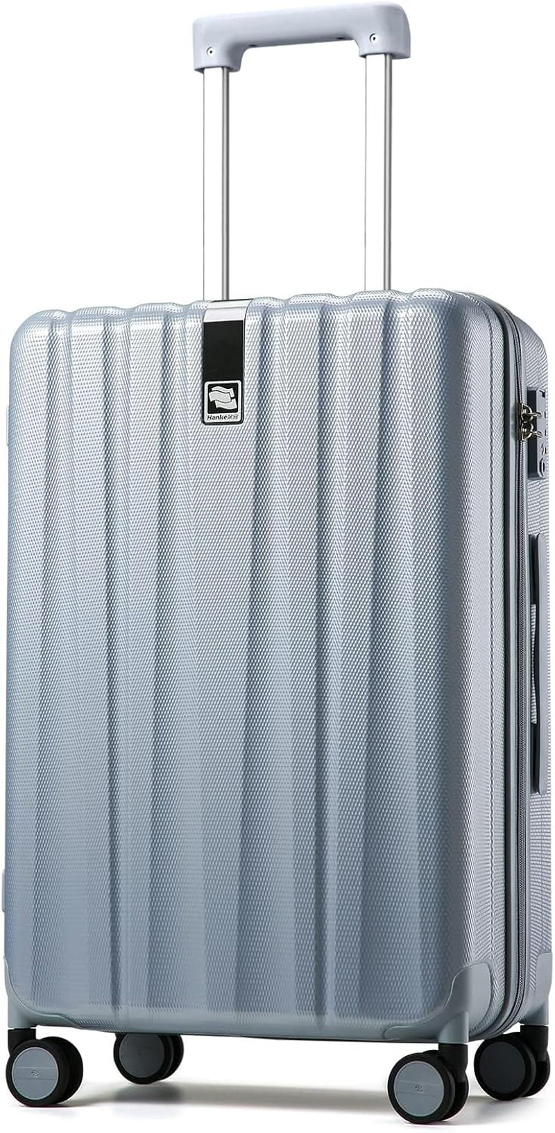 20 Inch Expandable Carry on Luggage 22X14X9 Airline Approved Lightweight PC Hard Shell Suitcases with Wheels Tsa Luggage Rolling Suitcase Travel Luggage Bag for Weekender(Cuba Sand Pink)