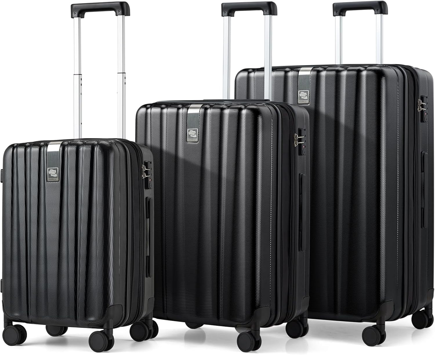 20 Inch Expandable Carry on Luggage 22X14X9 Airline Approved Lightweight PC Hard Shell Suitcases with Wheels Tsa Luggage Rolling Suitcase Travel Luggage Bag for Weekender(Cuba Sand Pink)