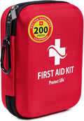 First Aid Kit for Home/Business, HSA/FSA Eligible Emergency Kit | Mini Travel First Aid Kit | Camping First Aid Kit Hiking | Small First Aid Kit for Car | Survival Medical Kit - 100Pcs