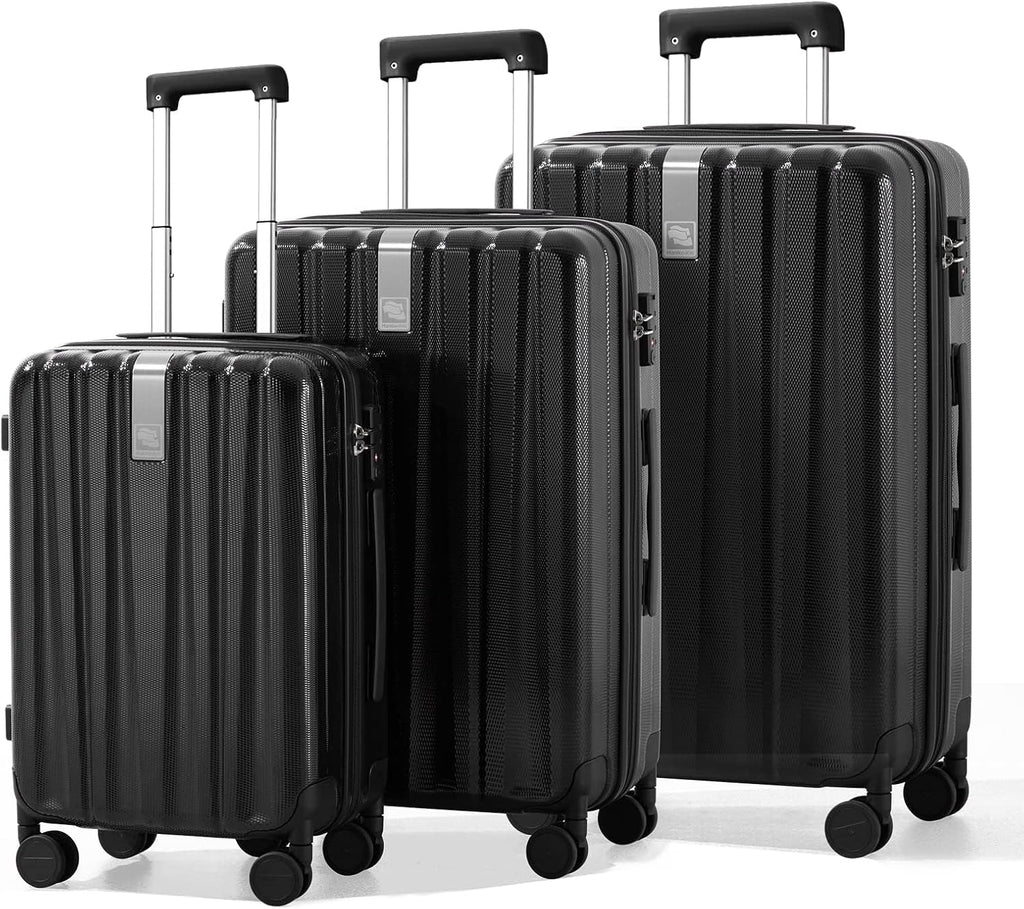 20 Inch Expandable Carry on Luggage 22X14X9 Airline Approved Lightweight PC Hard Shell Suitcases with Wheels Tsa Luggage Rolling Suitcase Travel Luggage Bag for Weekender(Cuba Sand Pink)