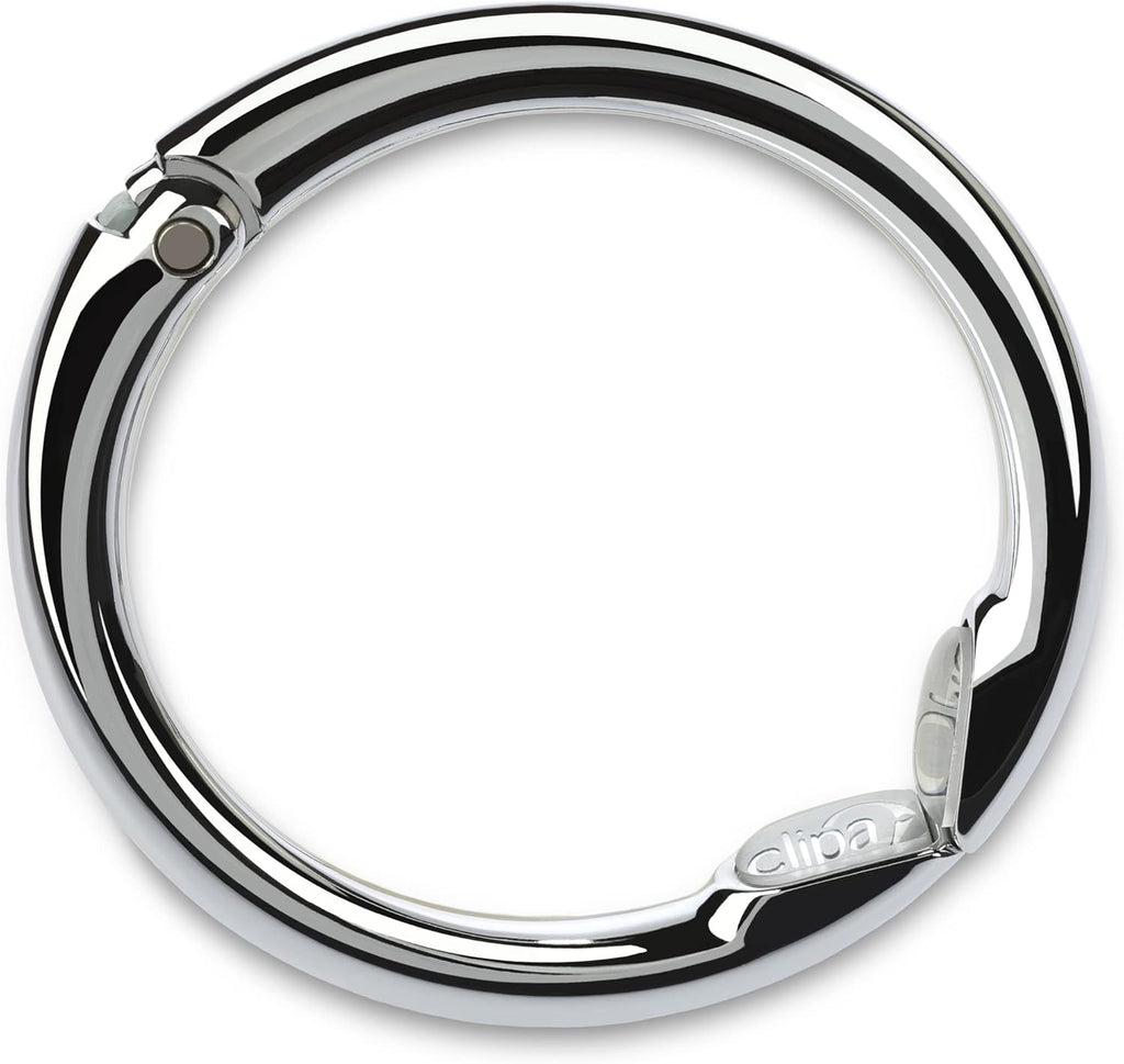 Bag Hanger - the Ring That Opens into a Hook, Closes Automatically | Hangs Almost Anywhere in Just 1/2" of Space | Holds 33 Lbs yet Weighs Only 1.6 Oz | 8 Styles | 3 Yr Warranty