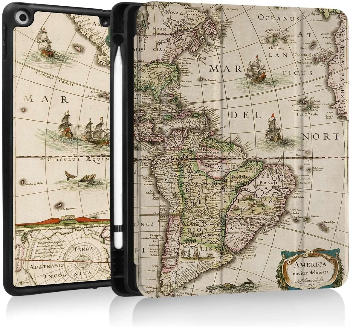 Case for Ipad 9Th/8Th/7Th Generation,Ipad 10.2 Inch Case Smart Folio Ipad 2021/2020/2019 Cover,Trifold Stand,Pencil Holder,Auto Sleep/Wake Up,Cute Aesthetic Designed,Romantic Paris