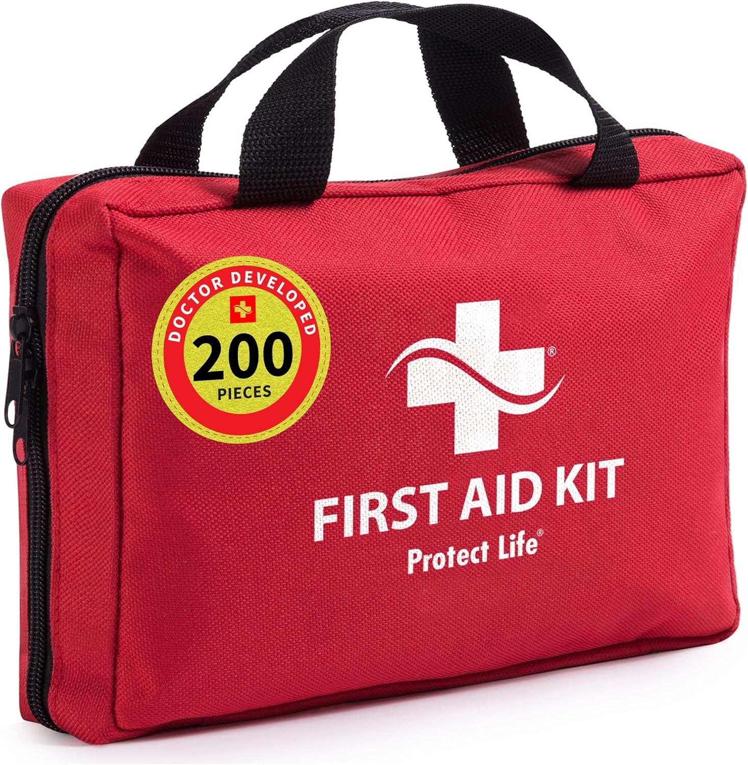 First Aid Kit for Home/Business, HSA/FSA Eligible Emergency Kit | Mini Travel First Aid Kit | Camping First Aid Kit Hiking | Small First Aid Kit for Car | Survival Medical Kit - 100Pcs