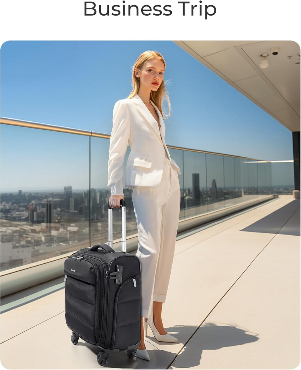 Underseat Carry on Luggage with Wheels, Soft Small Travel Luggage with PVC Wet/Dry Pockets, Lightweight Soft Personal Item Suitcase for Short Trip,Camer