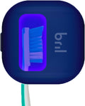 UV-C Toothbrush Sanitizer, Portable Cleaner, Travel Cover, Magnetic Holder, and Rechargeable Case for Any Size Toothbrush, White