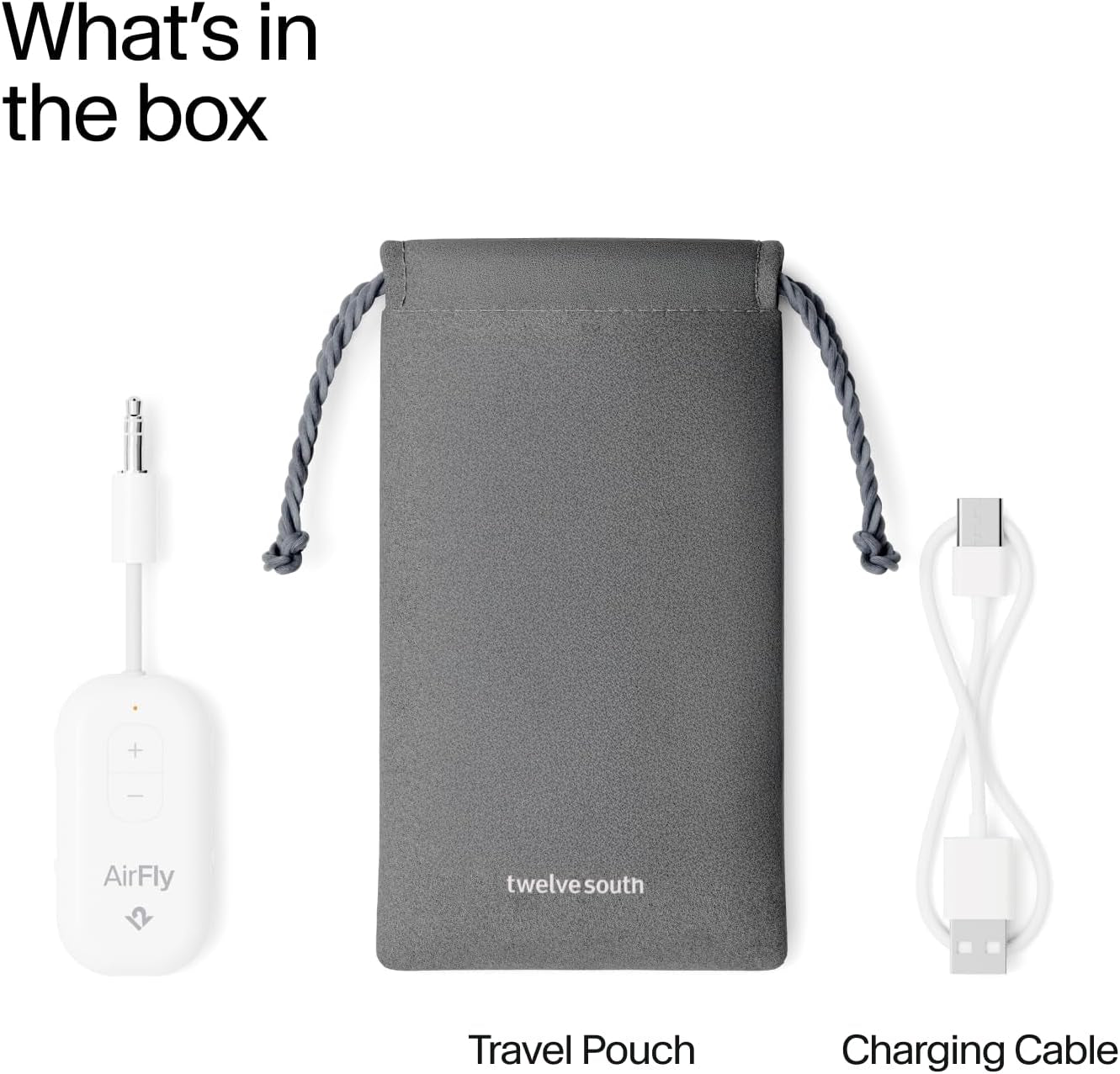 Airfly Pro 2 – Bluetooth Adapter for Airplane, Pair 2 Airpods or Wireless Headphones – 3.5Mm AUX Bluetooth Transmitter and Receiver for Cars, Boats, Treadmills, Tvs & More – Airplane Travel Essentials