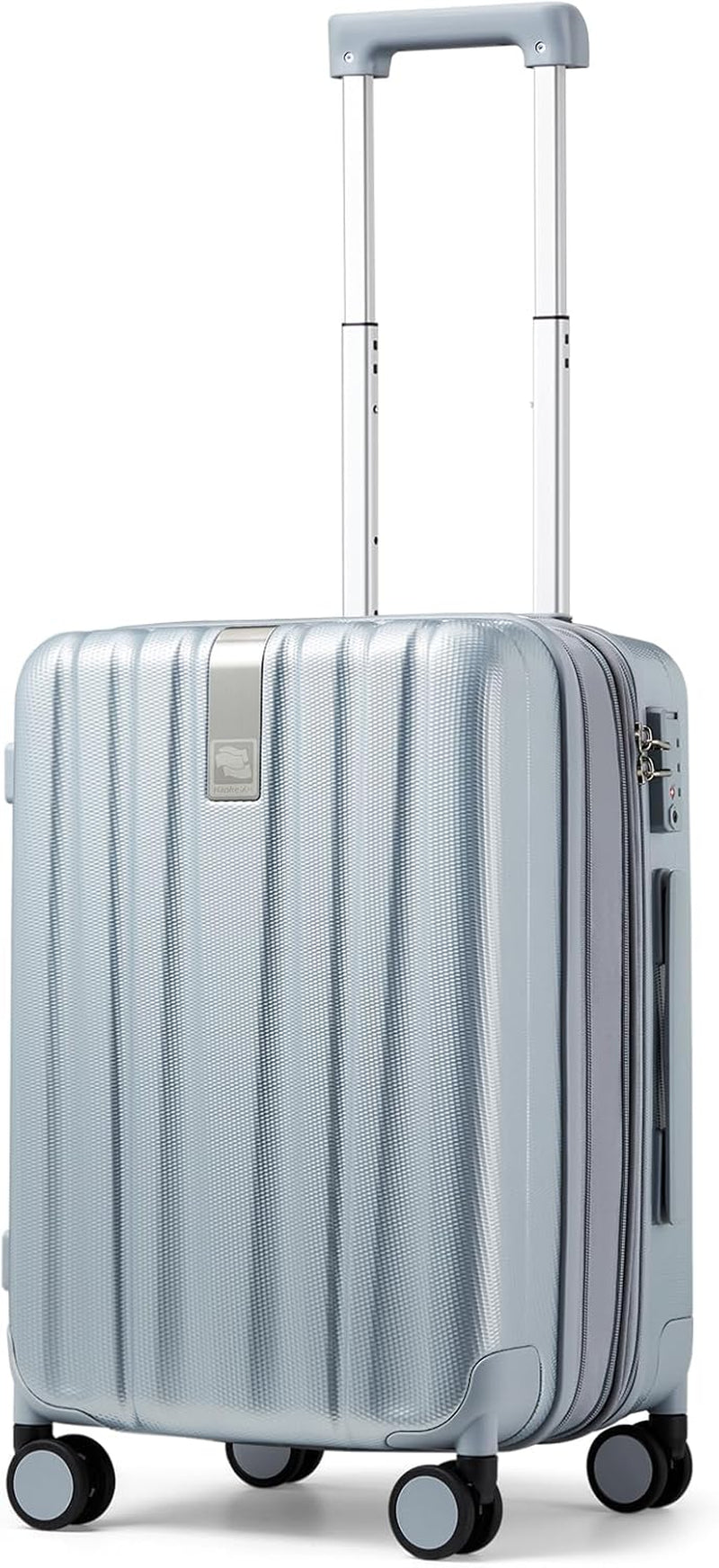 20 Inch Expandable Carry on Luggage 22X14X9 Airline Approved Lightweight PC Hard Shell Suitcases with Wheels Tsa Luggage Rolling Suitcase Travel Luggage Bag for Weekender(Cuba Sand Pink)