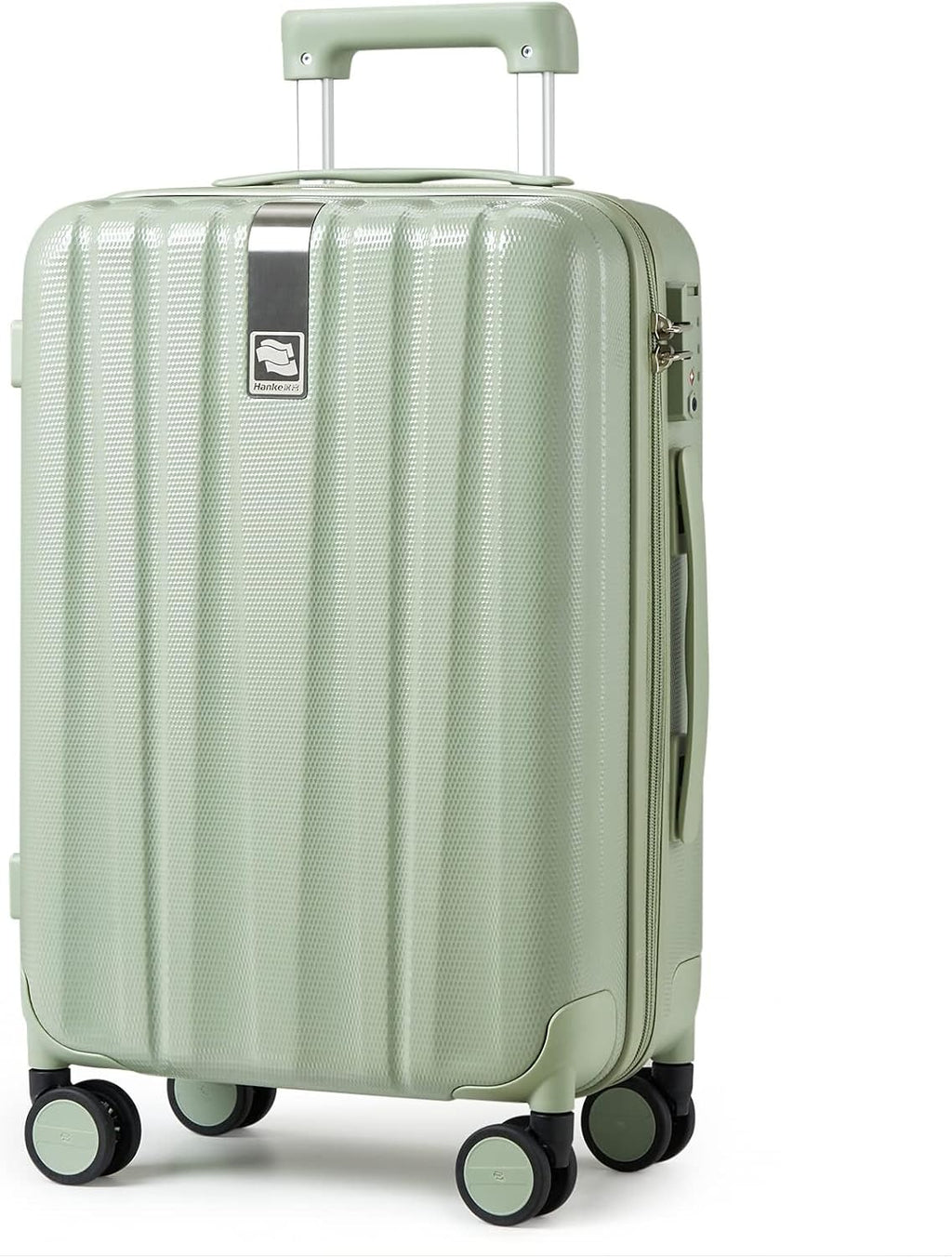 20 Inch Expandable Carry on Luggage 22X14X9 Airline Approved Lightweight PC Hard Shell Suitcases with Wheels Tsa Luggage Rolling Suitcase Travel Luggage Bag for Weekender(Cuba Sand Pink)