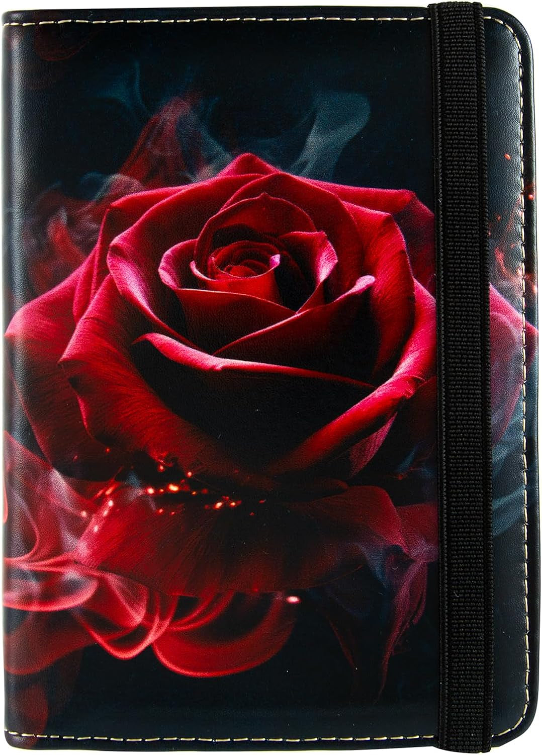 Airtag Passport Holder,Cute Travel Wallet RFID Blocking Anti-Lost Travel Essentials Family Passport Protector Case Credit Card Slots for Women(Eiffel Tower(With Airtag Holder))