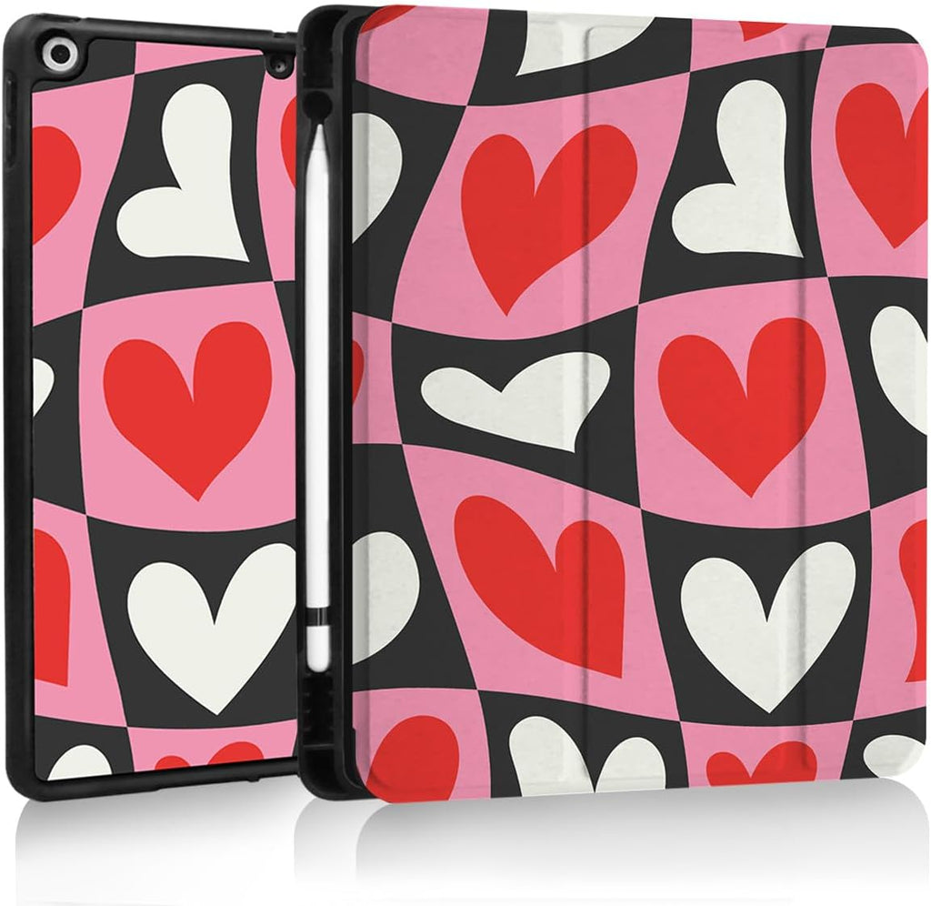 Case for Ipad 9Th/8Th/7Th Generation,Ipad 10.2 Inch Case Smart Folio Ipad 2021/2020/2019 Cover,Trifold Stand,Pencil Holder,Auto Sleep/Wake Up,Cute Aesthetic Designed,Romantic Paris