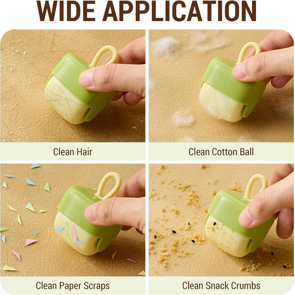 Lint Rollers for Pet Hair,Washable Sticky Roller Reusable Lint Remover Portable Pet Hair Remover for Clothes,Travel Household (Beige)