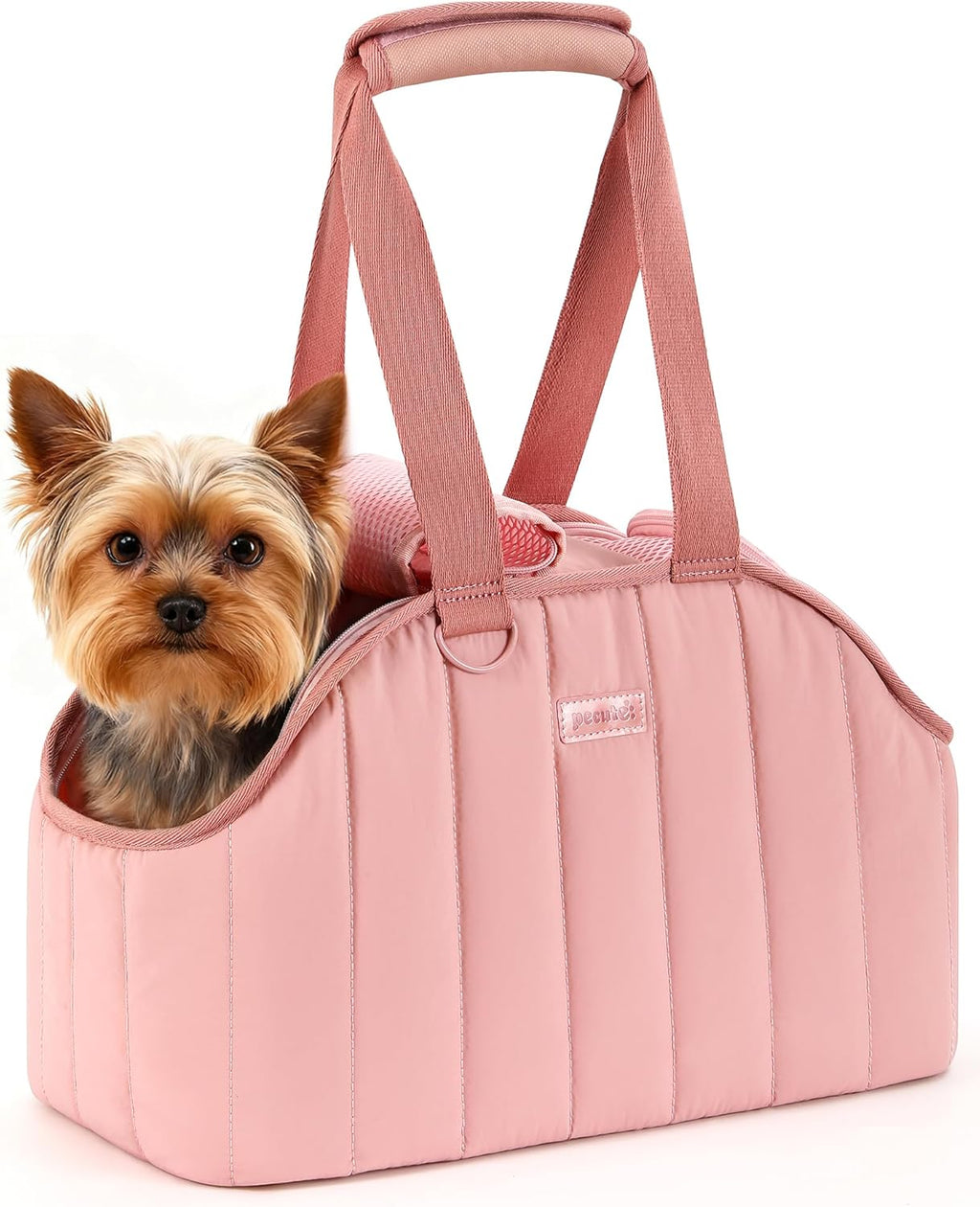 ​​ Dog Purse Carrier, Lightweight Dog Carriers for Small Dogs with Large Pockets, Dog Soft-Sided Carriers up to 9Lbs, Pet Carrier for Puppy Cat Rabbit, Suitable for Travel, Subway, Khaki