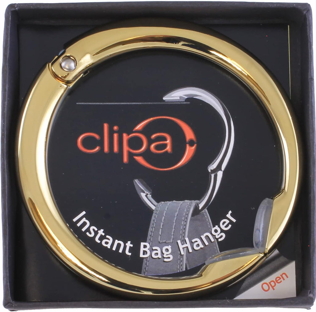 Bag Hanger - the Ring That Opens into a Hook, Closes Automatically | Hangs Almost Anywhere in Just 1/2" of Space | Holds 33 Lbs yet Weighs Only 1.6 Oz | 8 Styles | 3 Yr Warranty