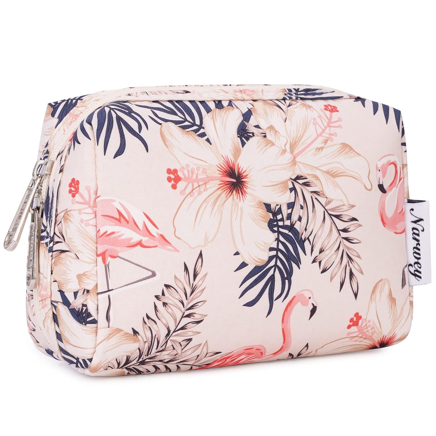 Checkered Makeup Bag Travel Cosmetic Bag Organizer Toiletry Bag Make up Bags with Compartments for Women Girls (Large, Light Checkerboard)